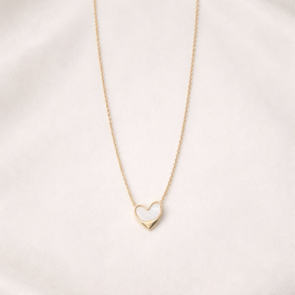 Minimal Heart Pendant Necklace – Gold Finish Elegant Jewelry