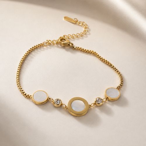 Luna Pearl Bracelet | Anti-Tarnish Waterproof Stainless Steel Bracelet